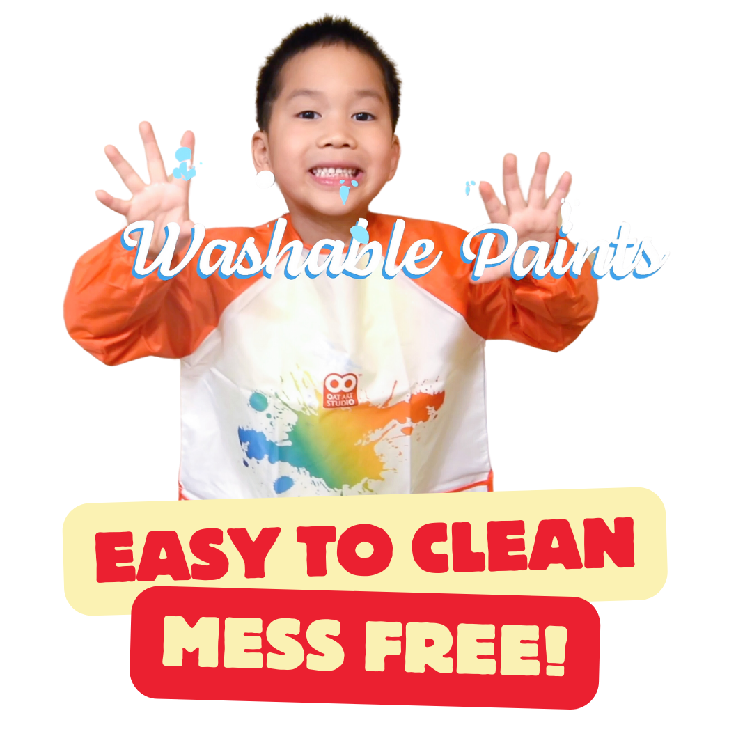 OAT ART STUDIO Deluxe Kids Washable Paint Set_PVC Bag