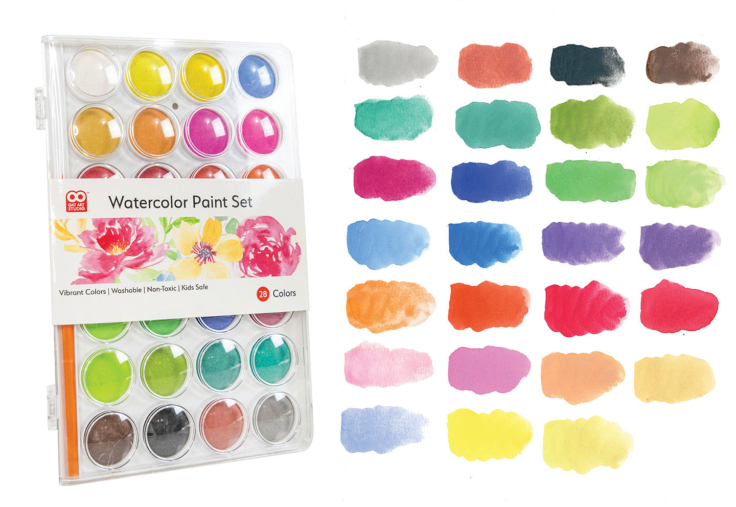 OAT ART STUDIO Watercolor Art Kit, Watercolor Paint Set