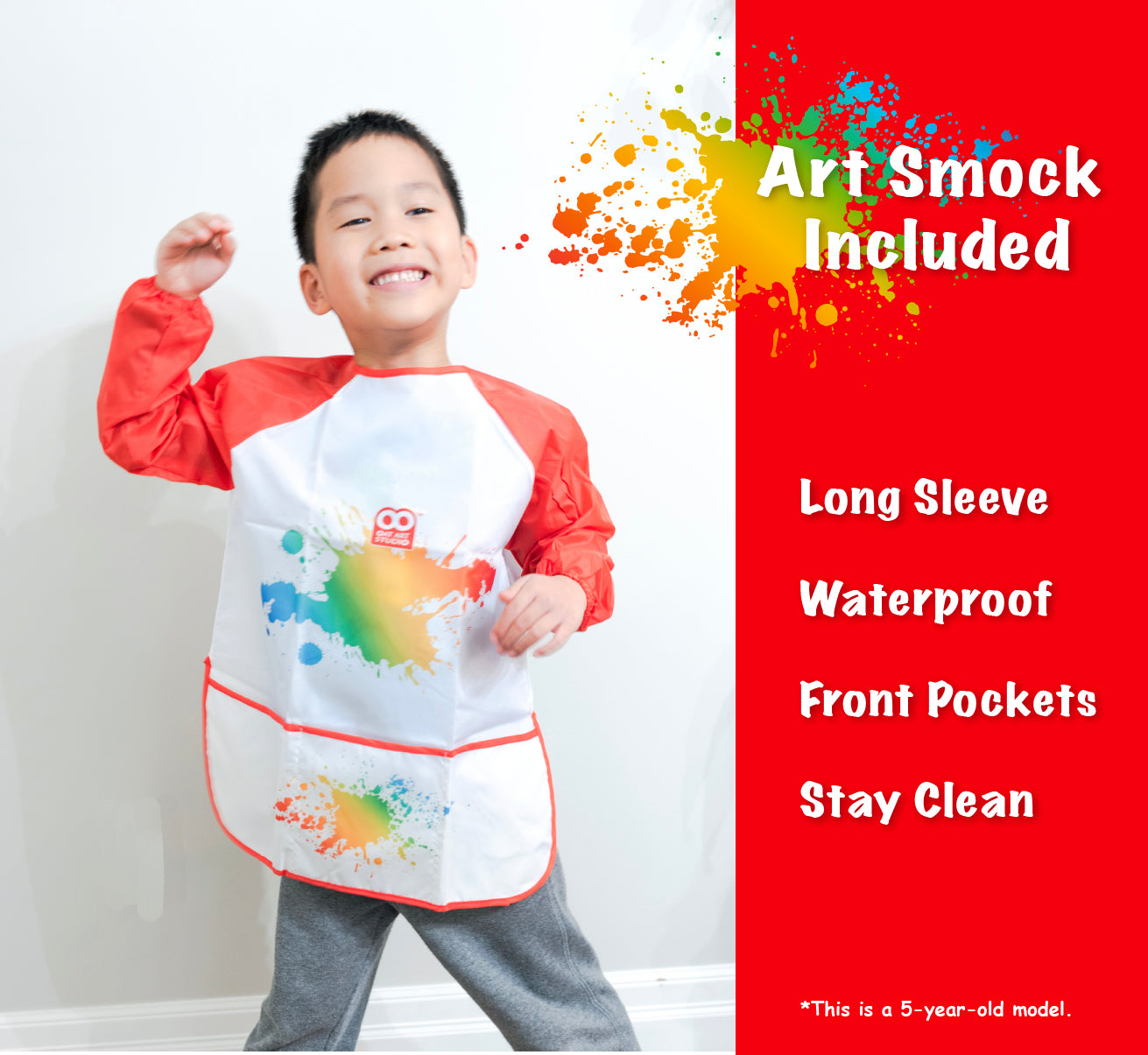 OAT ART STUDIO Deluxe Kids Washable Paint Set_PVC Bag – Oat Art