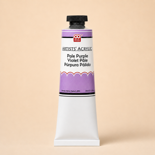 Pale Purple Artist’s Acrylic Paint – Professional Grade 37ml Tube | OAT ART STUDIO