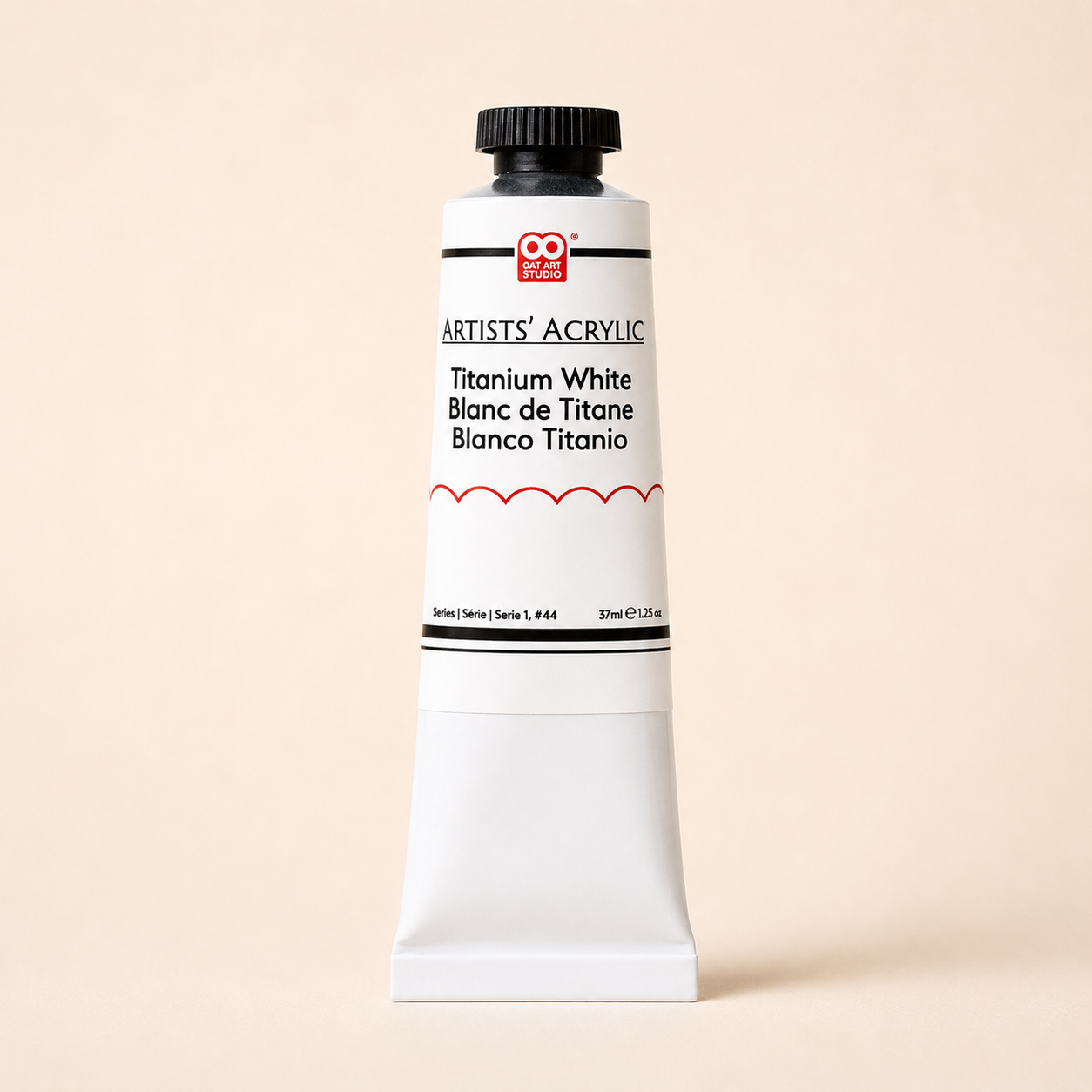 Titanium White Artist’s Acrylic Paint – Professional Grade 37ml Tube | OAT ART STUDIO