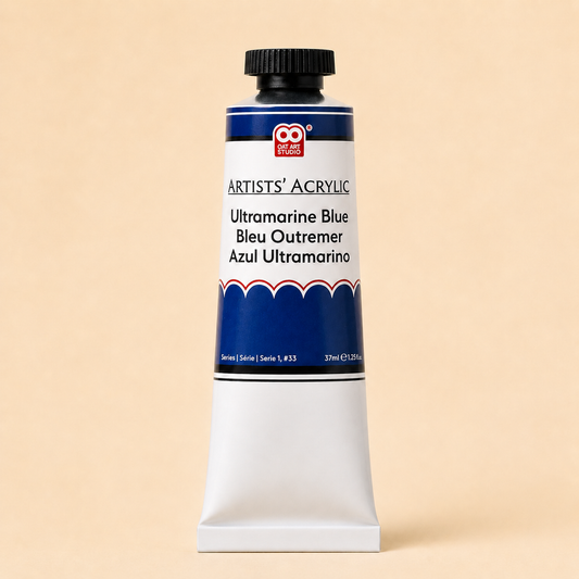 Ultramarine Blue Artist’s Acrylic Paint – Professional Grade 37ml Tube | OAT ART STUDIO