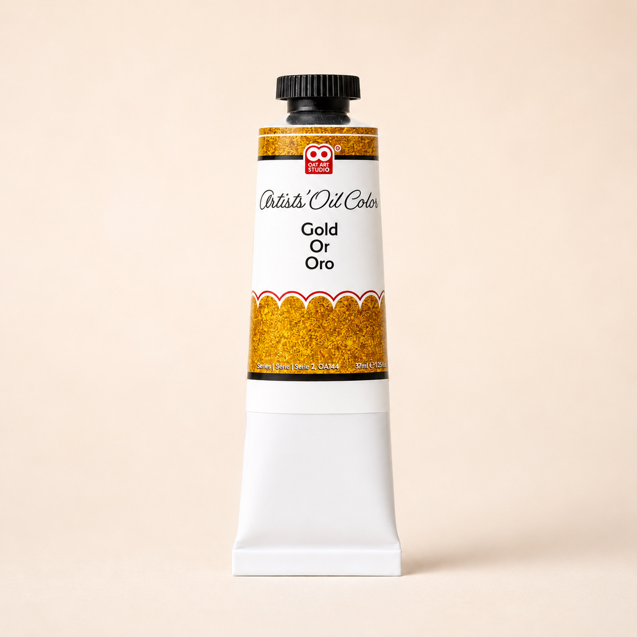 Gold Artist’s Oil Paint – Professional Grade 37ml Tube | OAT ART STUDIO