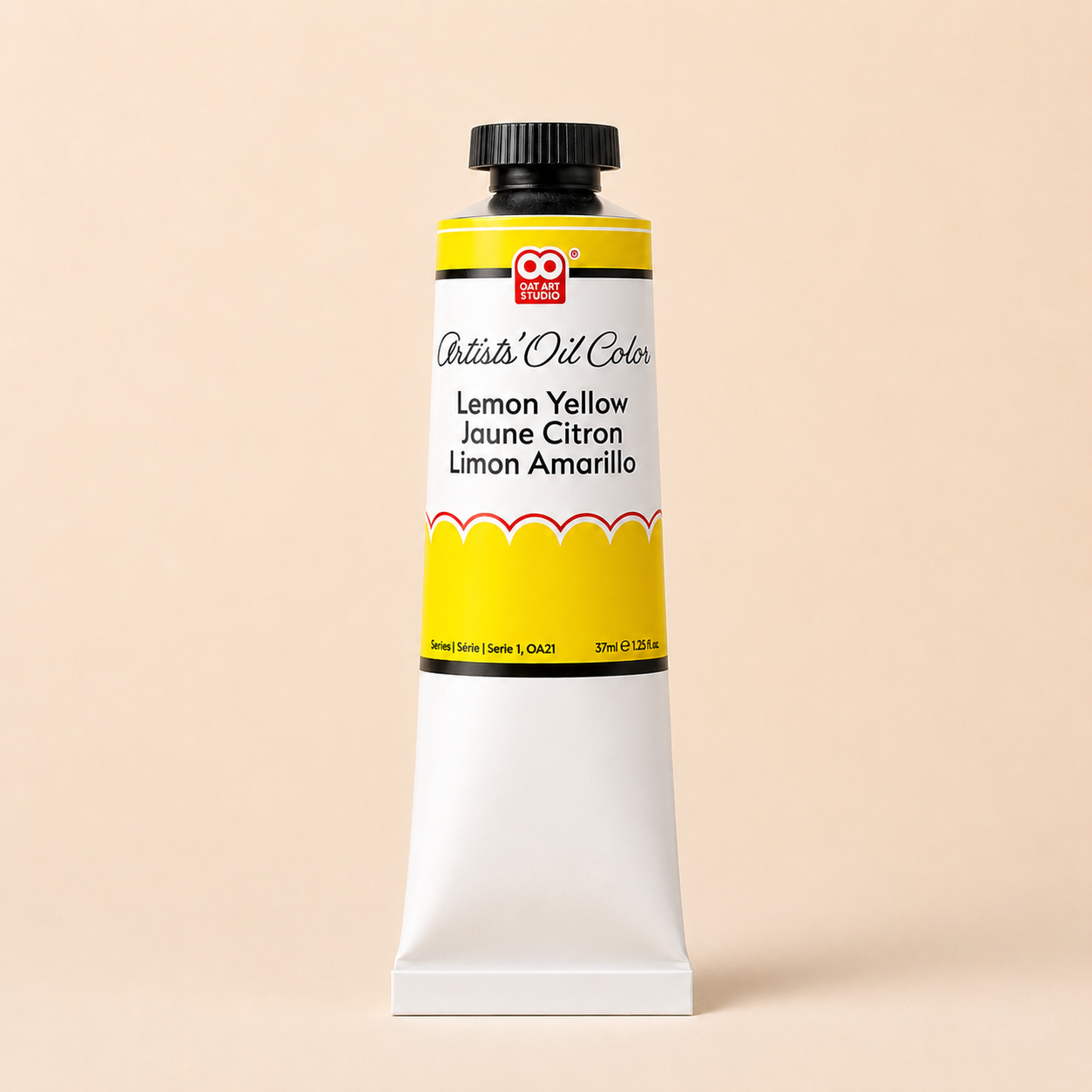 Lemon Yellow Artist’s Oil Paint – Professional Grade 37ml Tube | OAT ART STUDIO