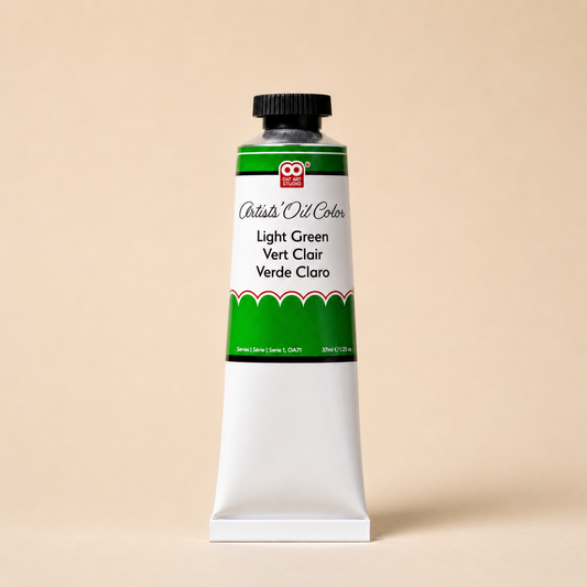Light Green Artist’s Oil Paint – Professional Grade 37ml Tube | OAT ART STUDIO
