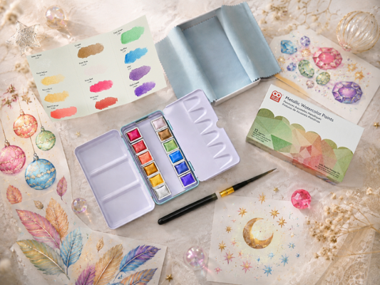 oat art studio 12 Metallic Paints