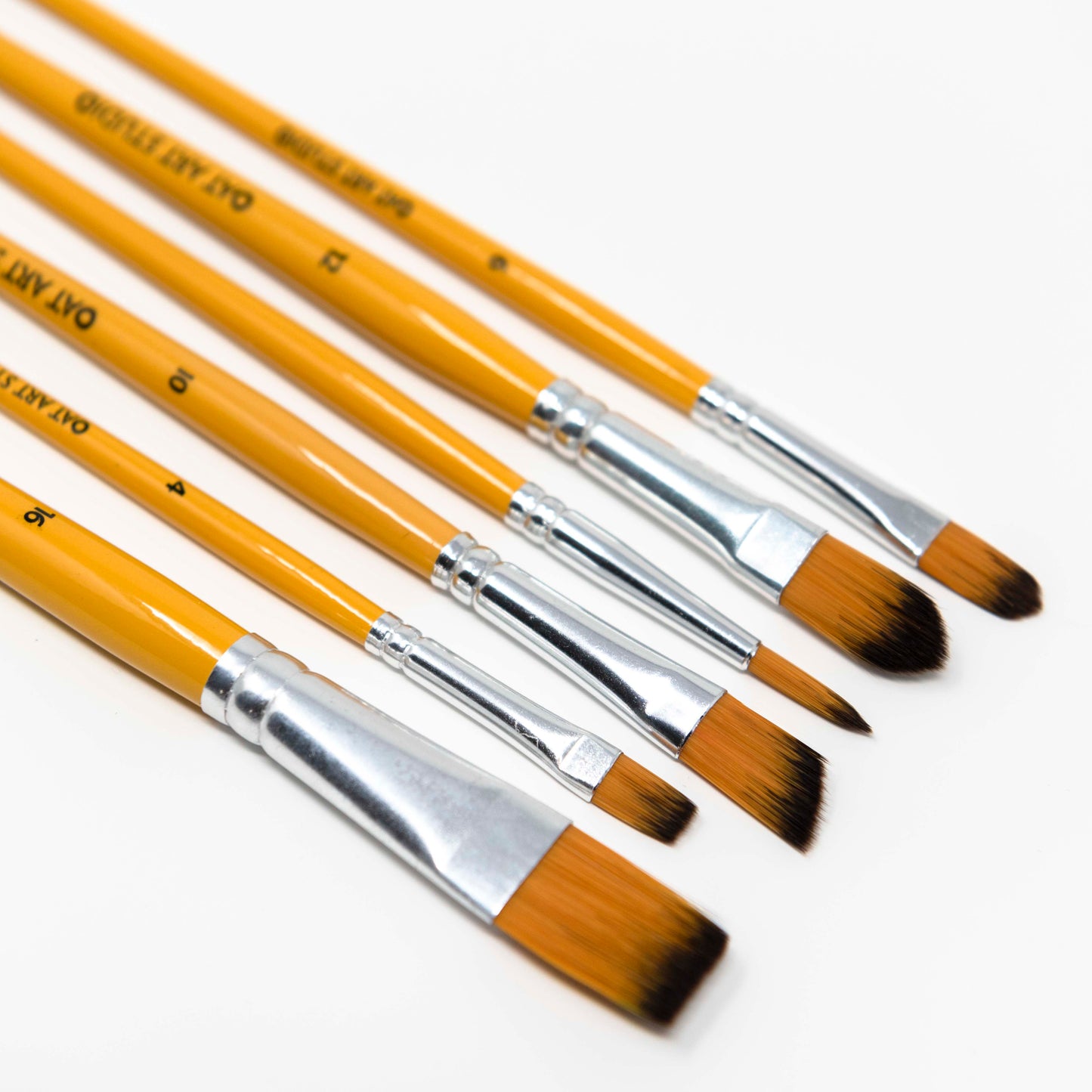 6 Pcs Paint Brushes, Six Sizes Artist Paint Brush Set Art Brush